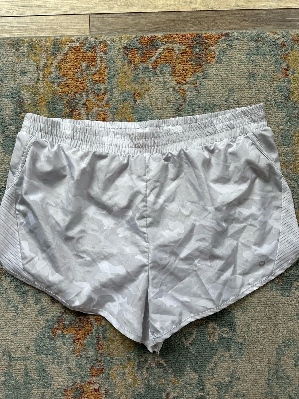 RBX White Camo Women's Athletic Shorts